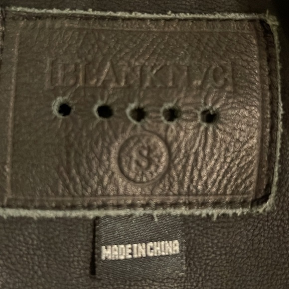 Blank NYC leather like moto jacket size small - Picture 2 of 4